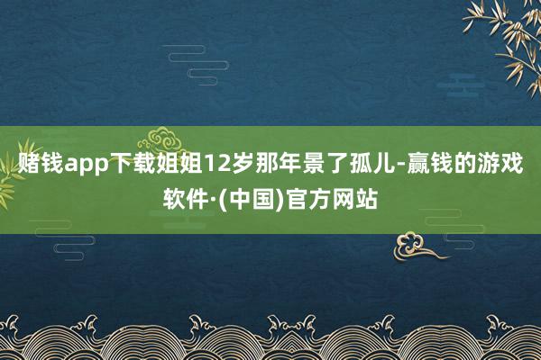 赌钱app下载姐姐12岁那年景了孤儿-赢钱的游戏软件·(中国)官方网站