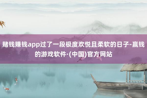 赌钱赚钱app过了一段极度欢悦且柔软的日子-赢钱的游戏软件·(中国)官方网站