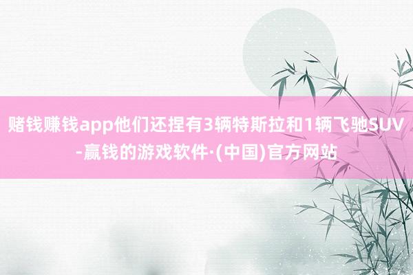 赌钱赚钱app他们还捏有3辆特斯拉和1辆飞驰SUV-赢钱的游戏软件·(中国)官方网站