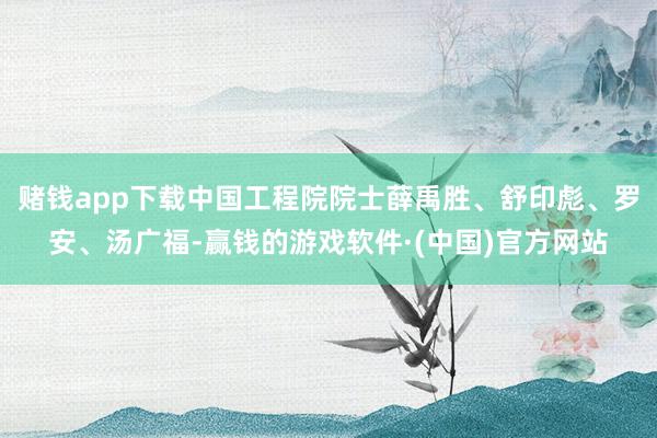赌钱app下载中国工程院院士薛禹胜、舒印彪、罗安、汤广福-赢钱的游戏软件·(中国)官方网站